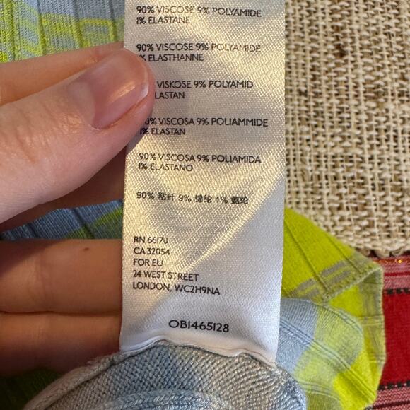 NWT Anthropologie Daily Practice Tuvalu Stripe Rib Knit Racerback Dress - Picture 6 of 6